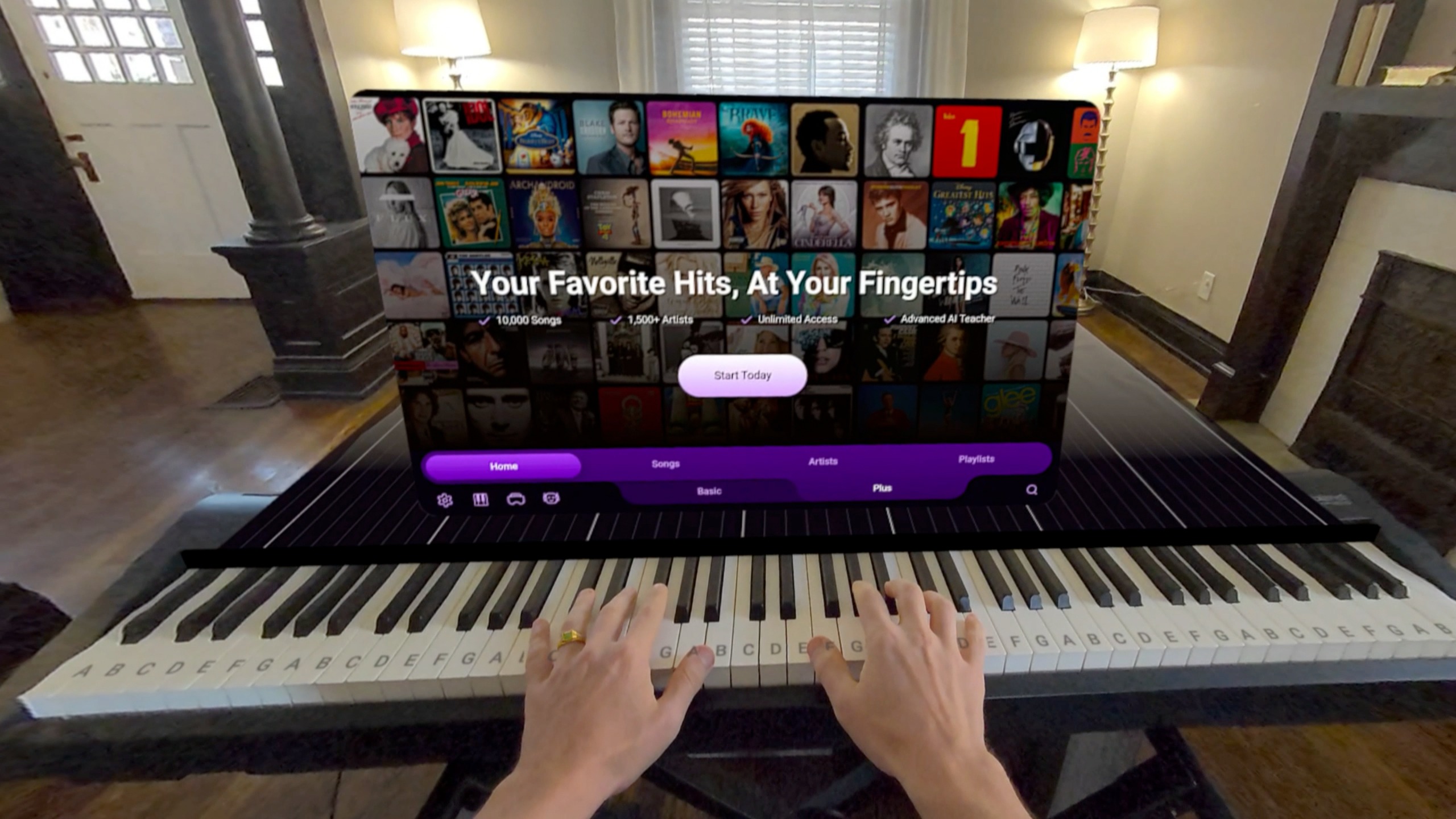 Oculus Quest 游戏《AR钢琴》PianoVision