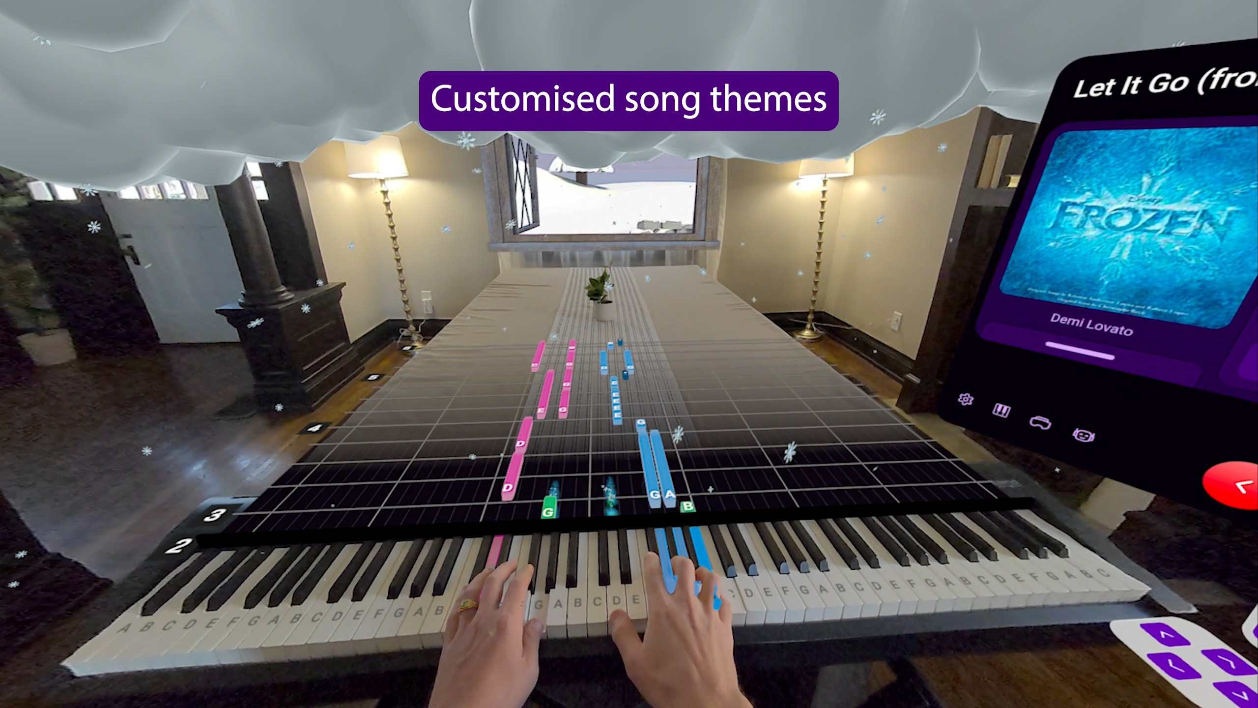 Oculus Quest 游戏《AR钢琴》PianoVision