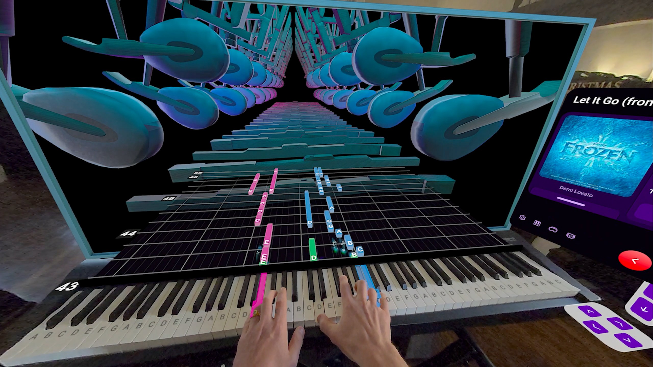 Oculus Quest 游戏《AR钢琴》PianoVision