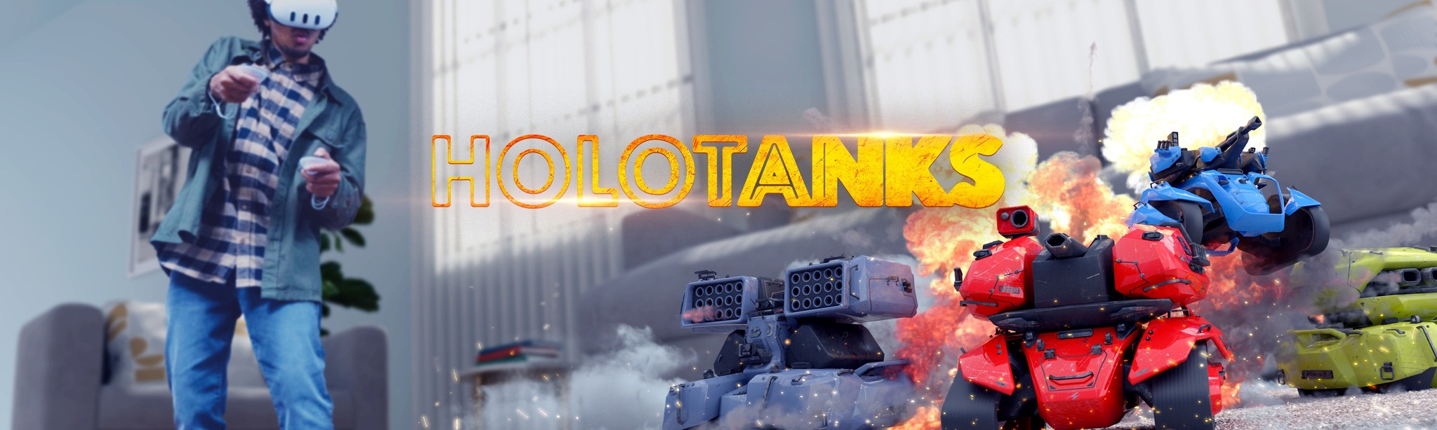 Oculus Quest 游戏《全息坦克》Holotanks