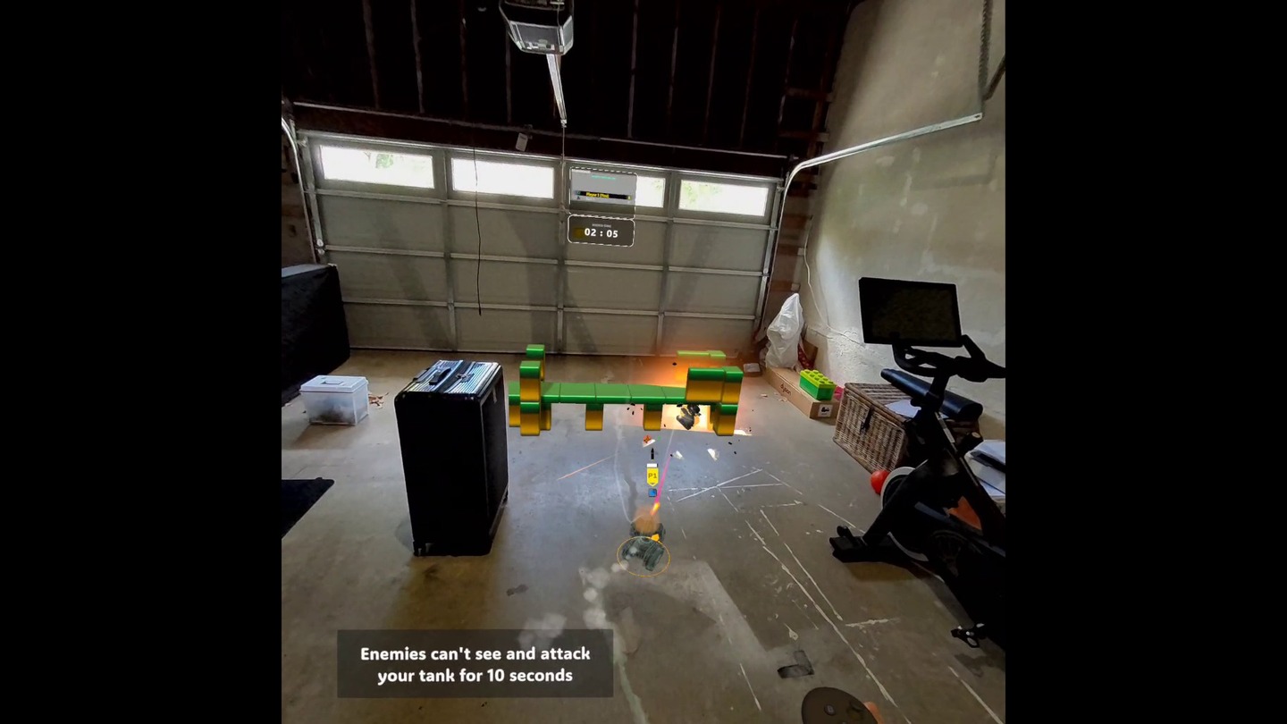 Oculus Quest 游戏《全息坦克》Holotanks