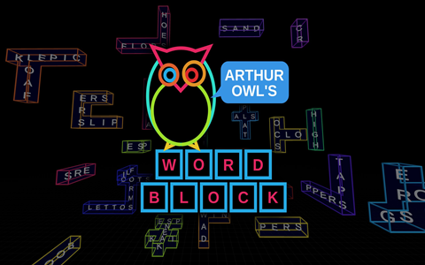 Meta Quest 游戏《猫头鹰词块》Arthur Owls Word Block