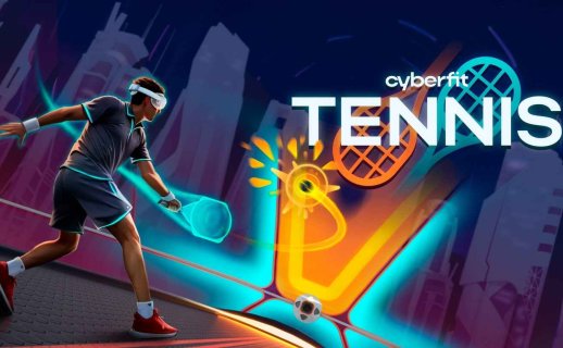 Meta Quest 游戏《朋克网球》Cyberfit Tennis