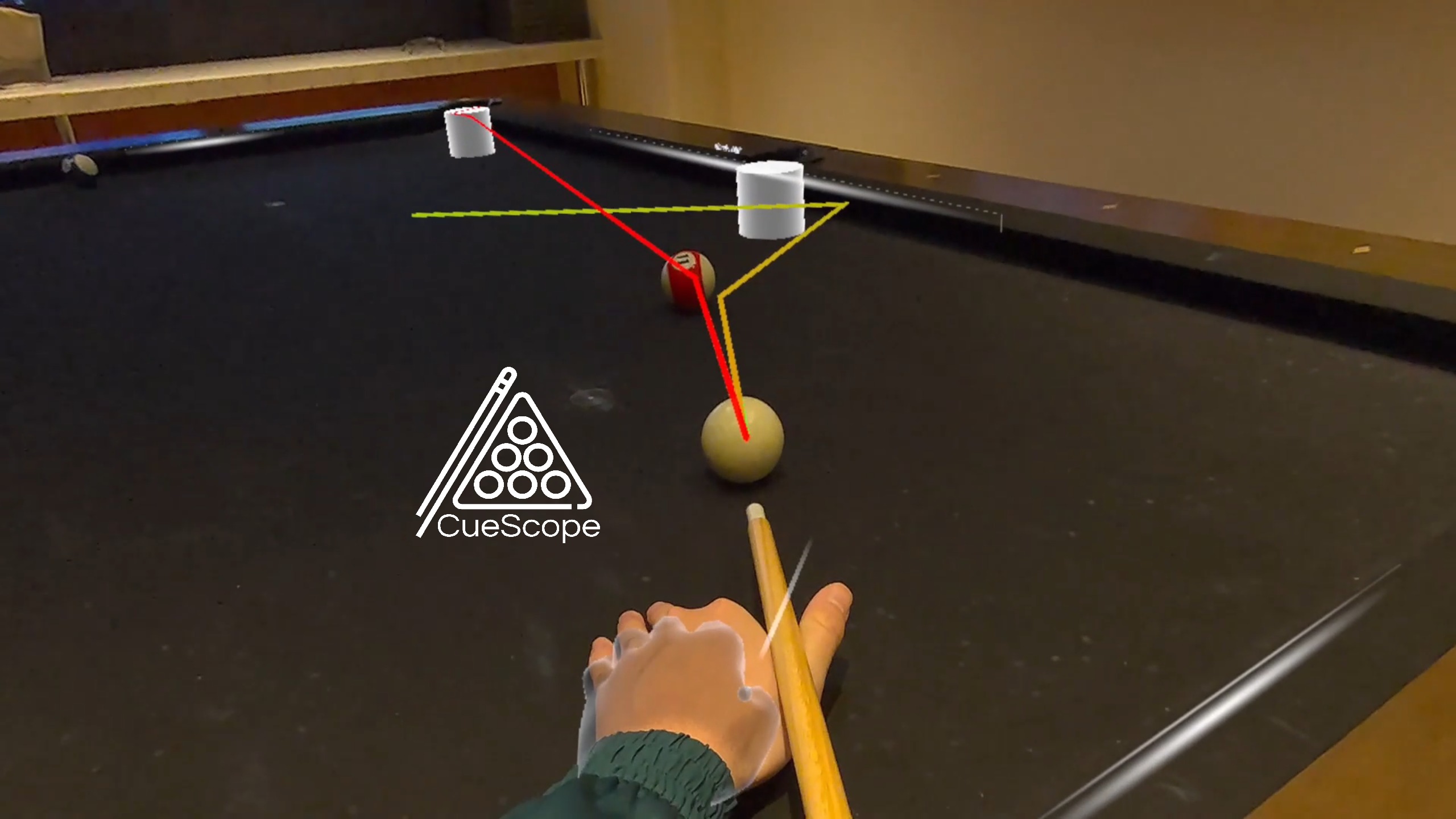 Meta Quest 游戏《手势台球》CueScope