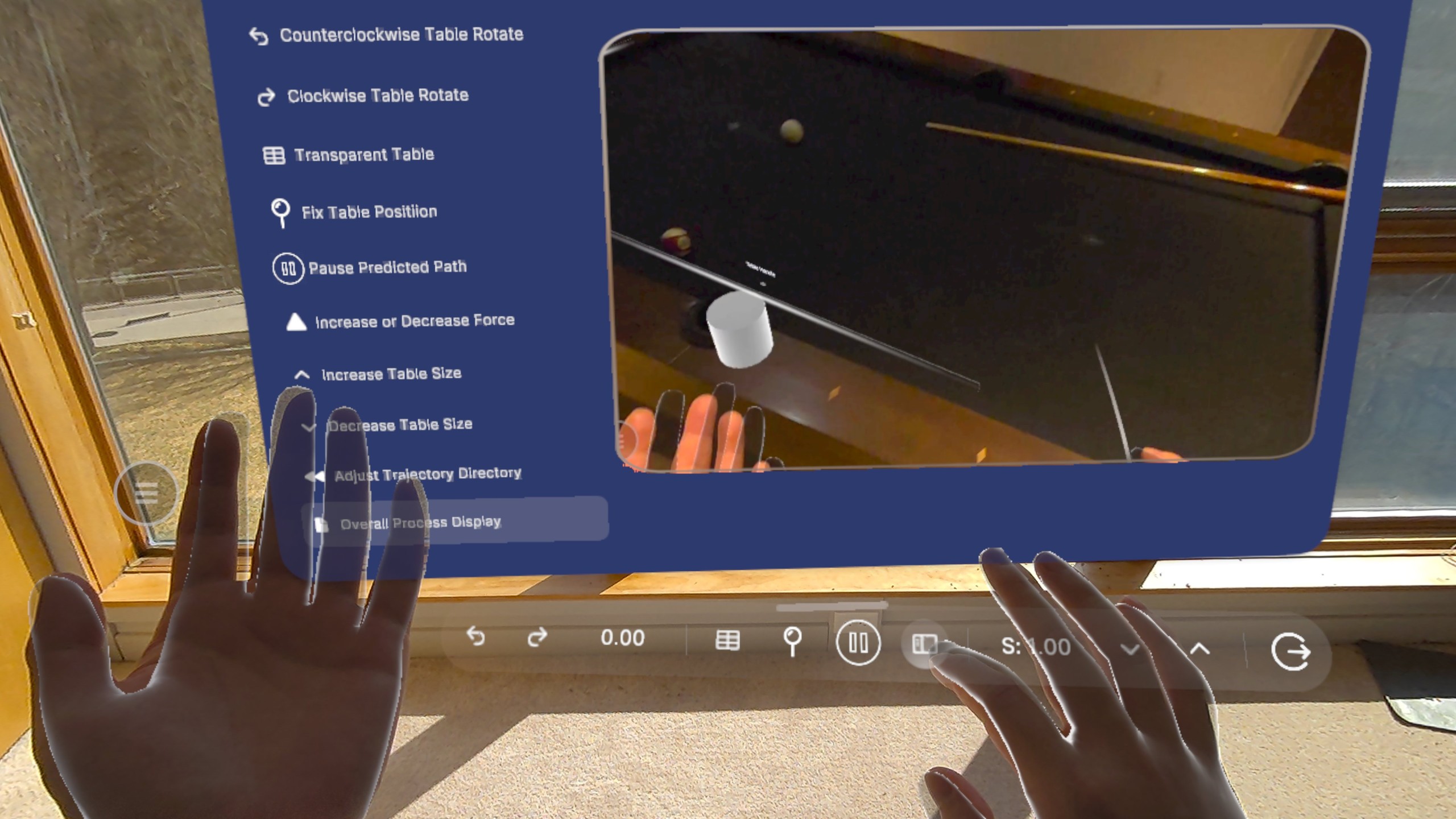 Meta Quest 游戏《手势台球》CueScope