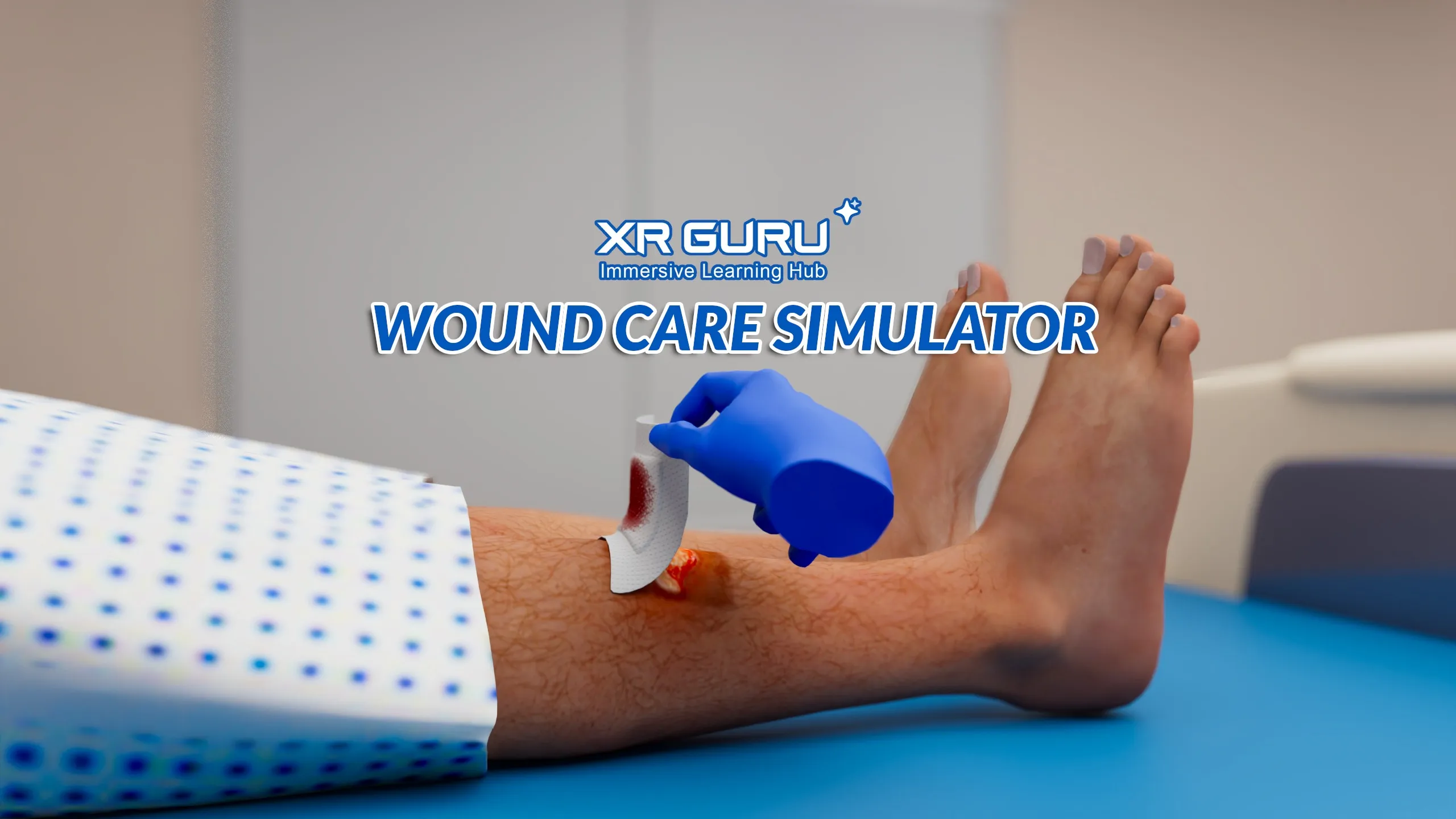 Meta Quest 游戏《伤口护理模拟器》Wound Care Simulator