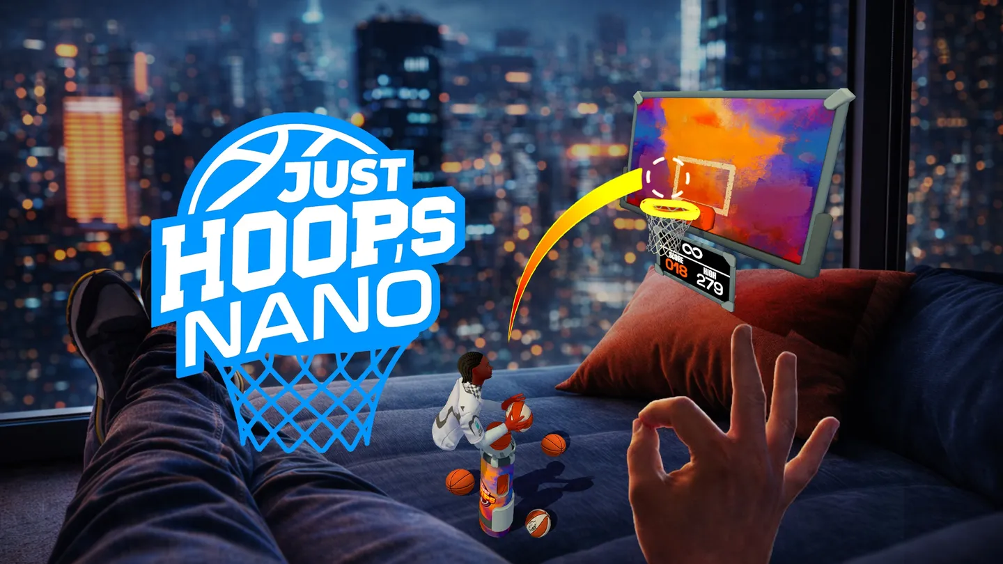 Meta Quest 游戏《指尖篮球》Just Hoops Nano
