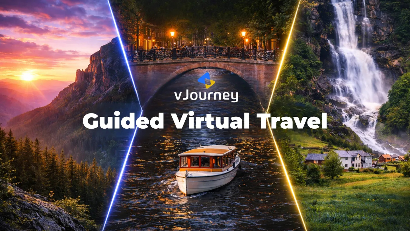 Meta Quest 游戏《虚拟旅行》vJourney: Guided Virtual Travel
