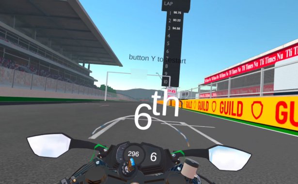 Oculus Quest 游戏《摩托车赛车VR》Motorcycle Racing VR